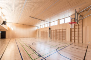 Mehrzweckhalle Innen